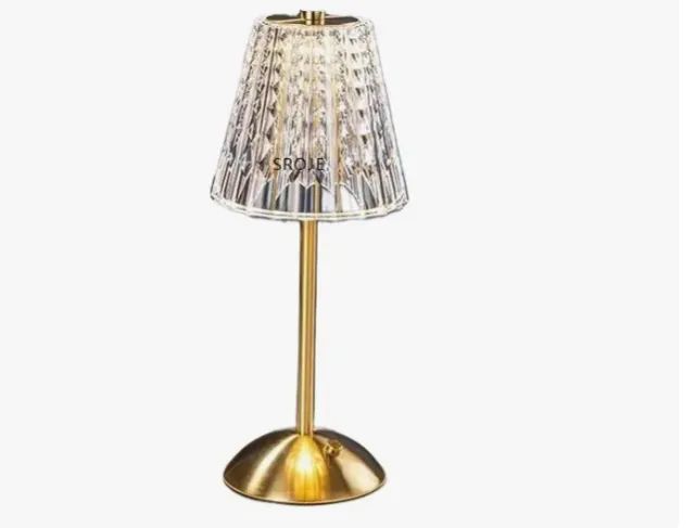 Luminária De Mesa De Cristal De Luxo Simples E Leve - Foto 2