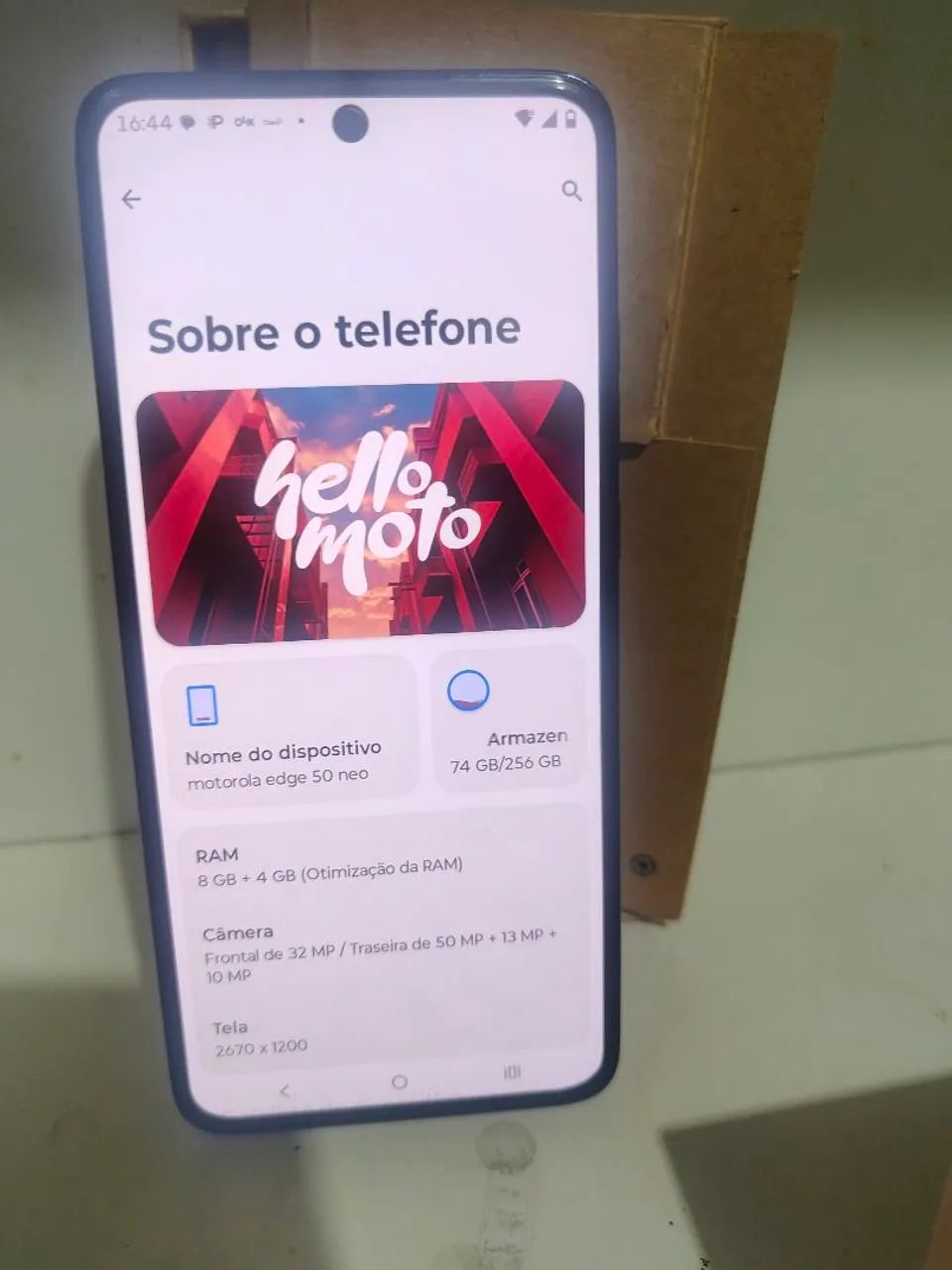 Motorola Edge50 neo 8ram 256gb completo sem detalhes  - Foto 4