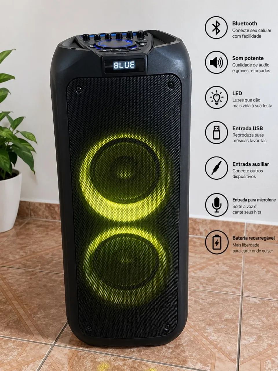 CAIXA DE SOM PHILCO 