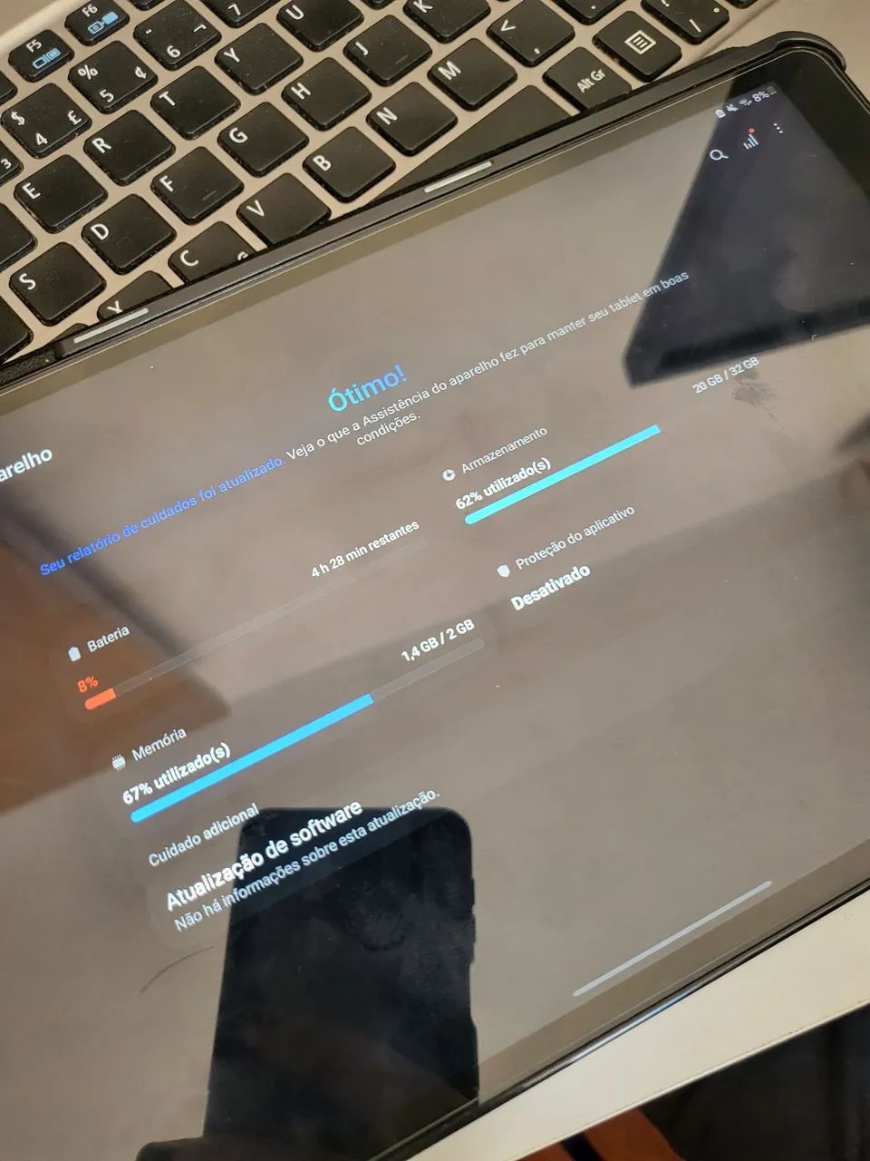 Tablet Samsung Galaxy Tab A, Cor Prata - Foto 4