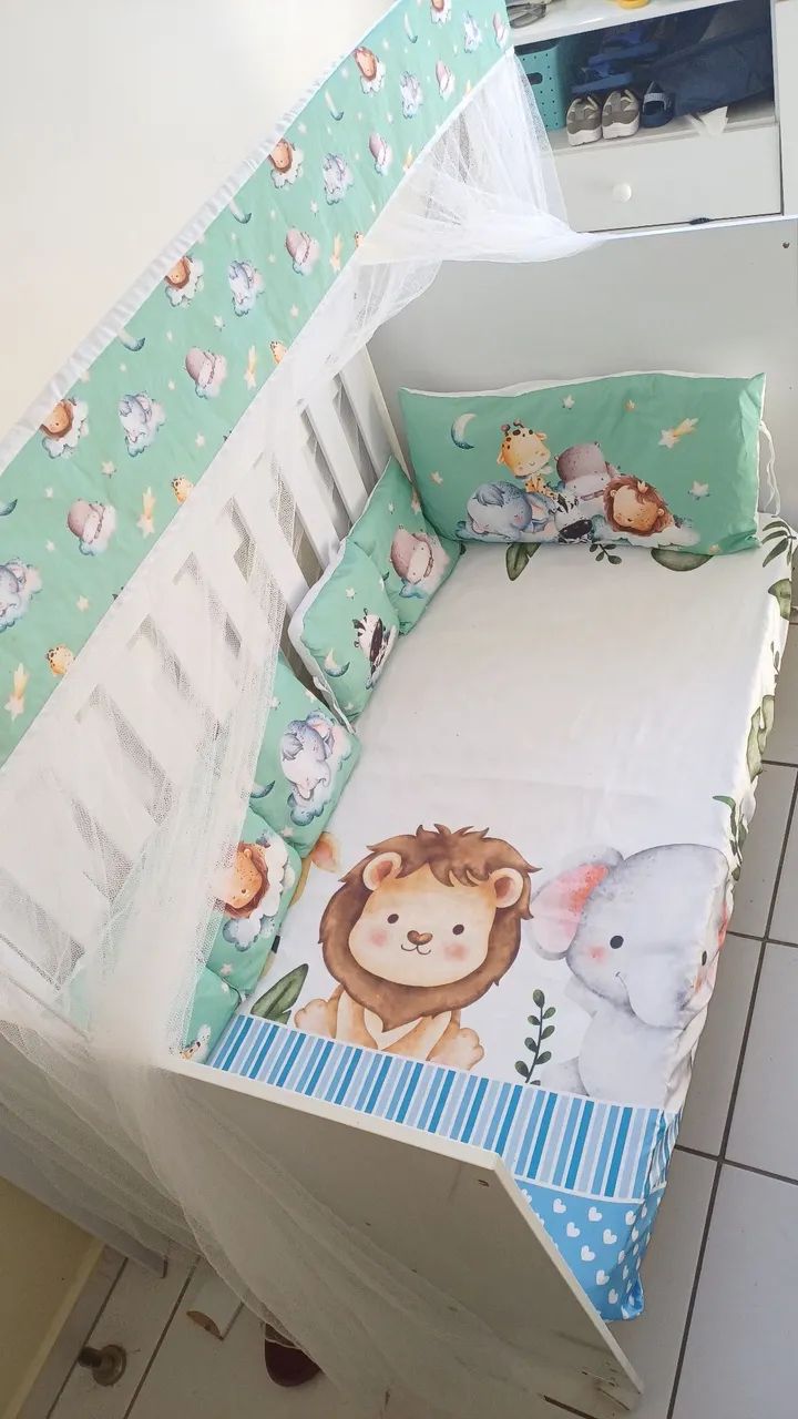 Berço 3 em 1 sem Colchão 