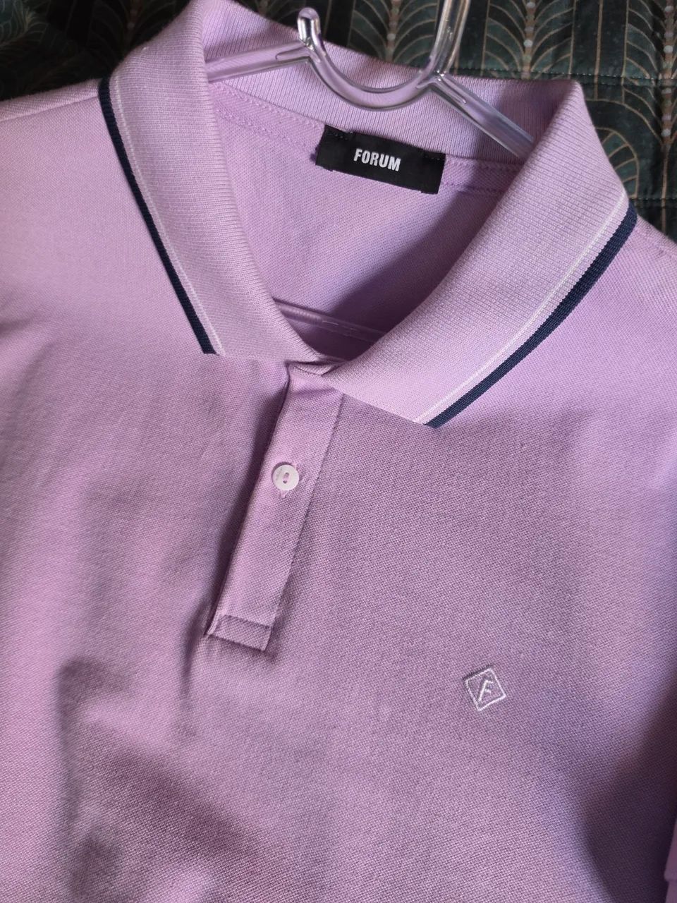 Camisa polo Forum lilás M - Foto 4