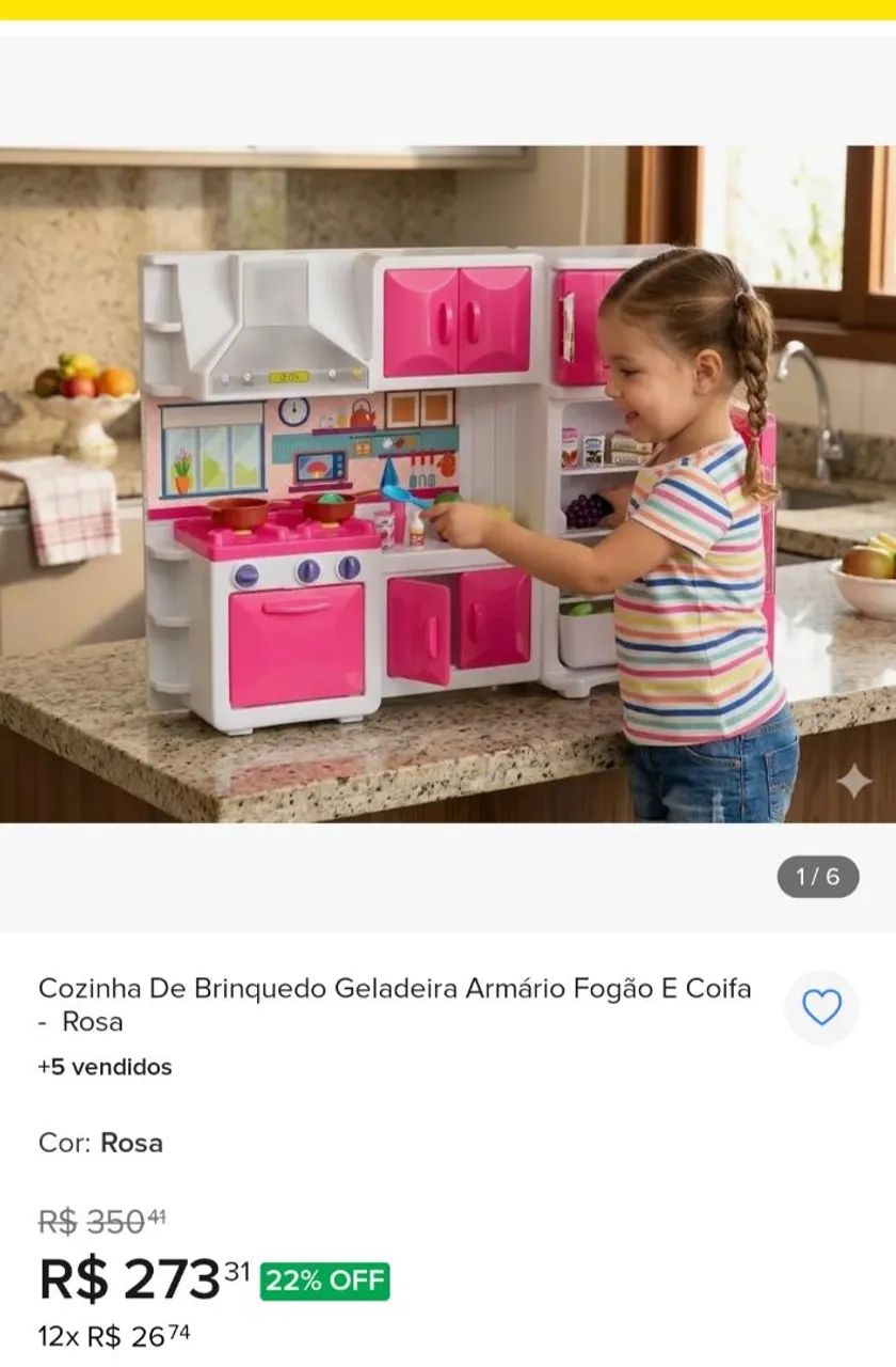 Cozinha infantil lua de cristal  - Foto 5