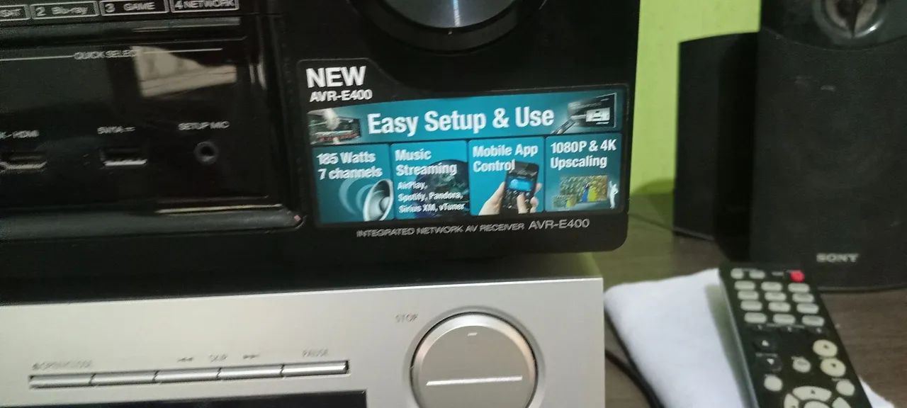 Receiver DENON AVR E 400 ( 4 K ) - Foto 2