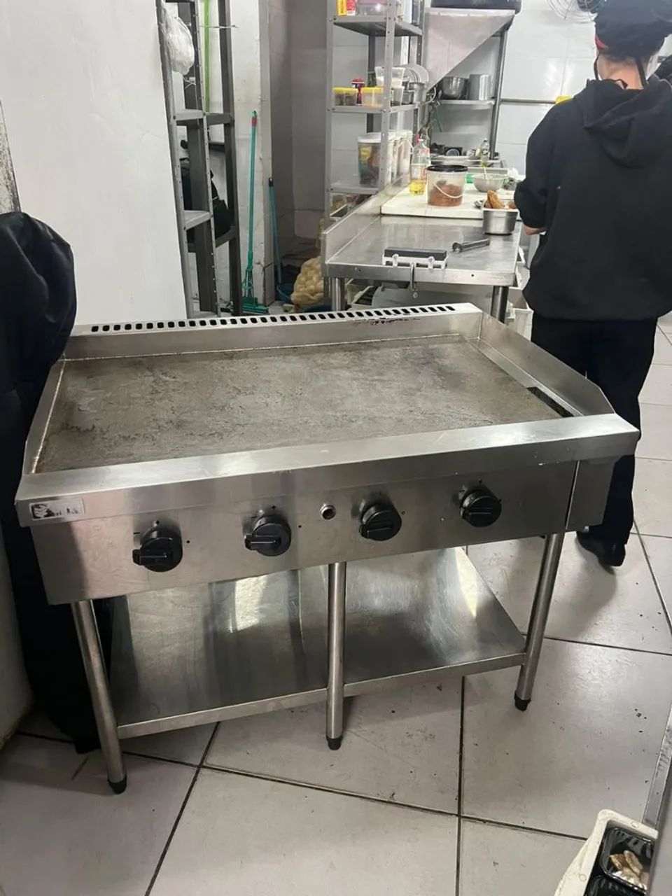 Chapa bifeteira industrial inox elvi 