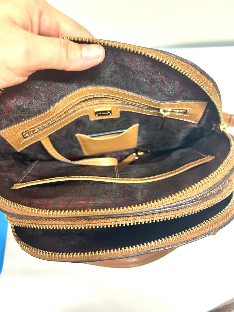 Bolsa Luz da lua em couro legítimo  - Foto 4