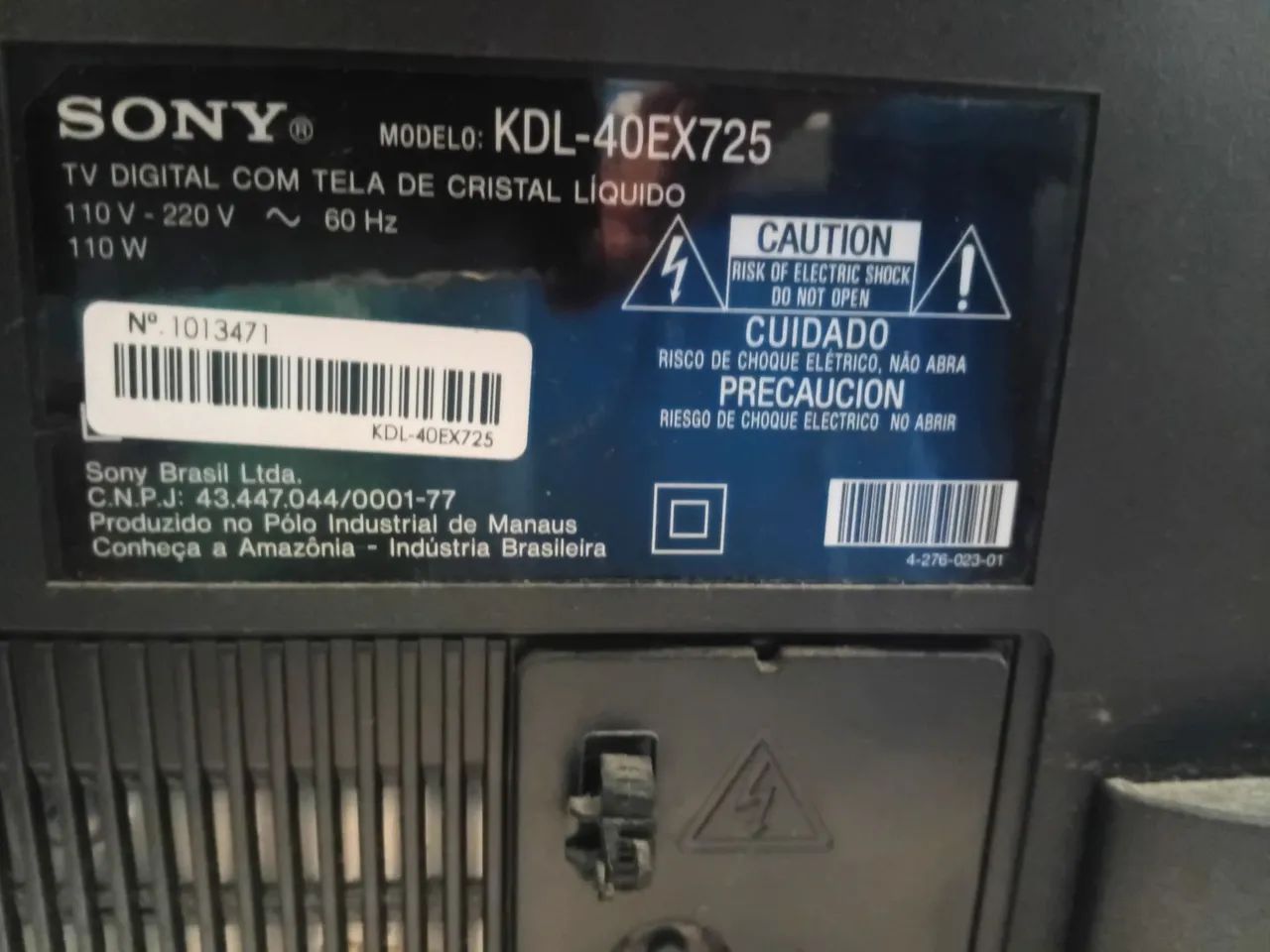 TV Sony 42 Polegadas sem funcionar - Foto 2