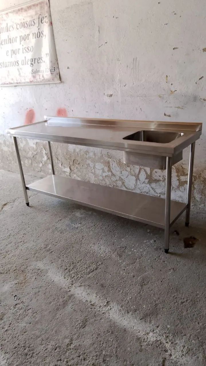 Pias em aço inox 