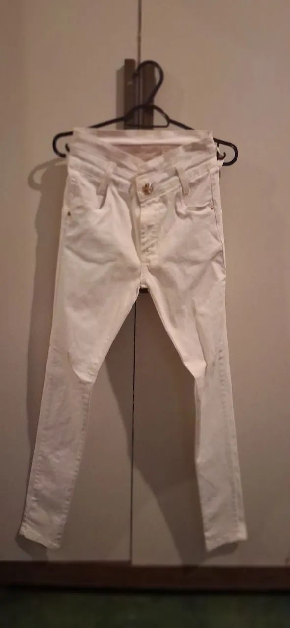 Calça branca jeans  - Foto 5