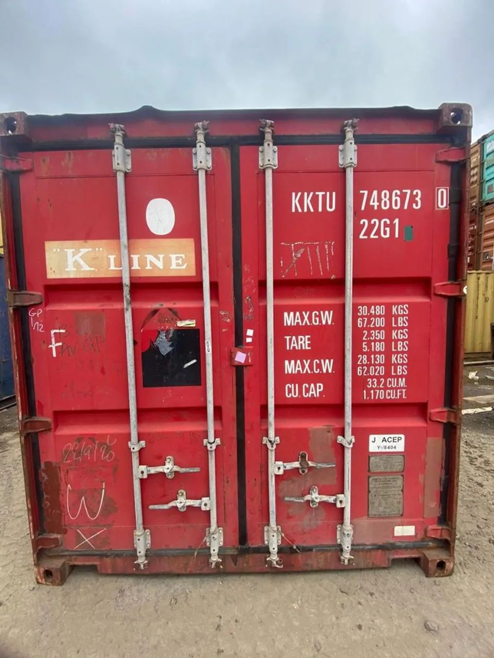 Container marítimo usado 