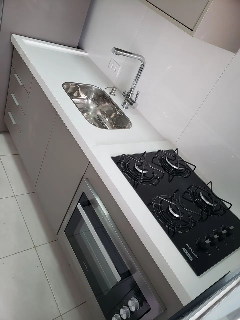 Bancada em quartzo pra cozinha.  - Foto 2