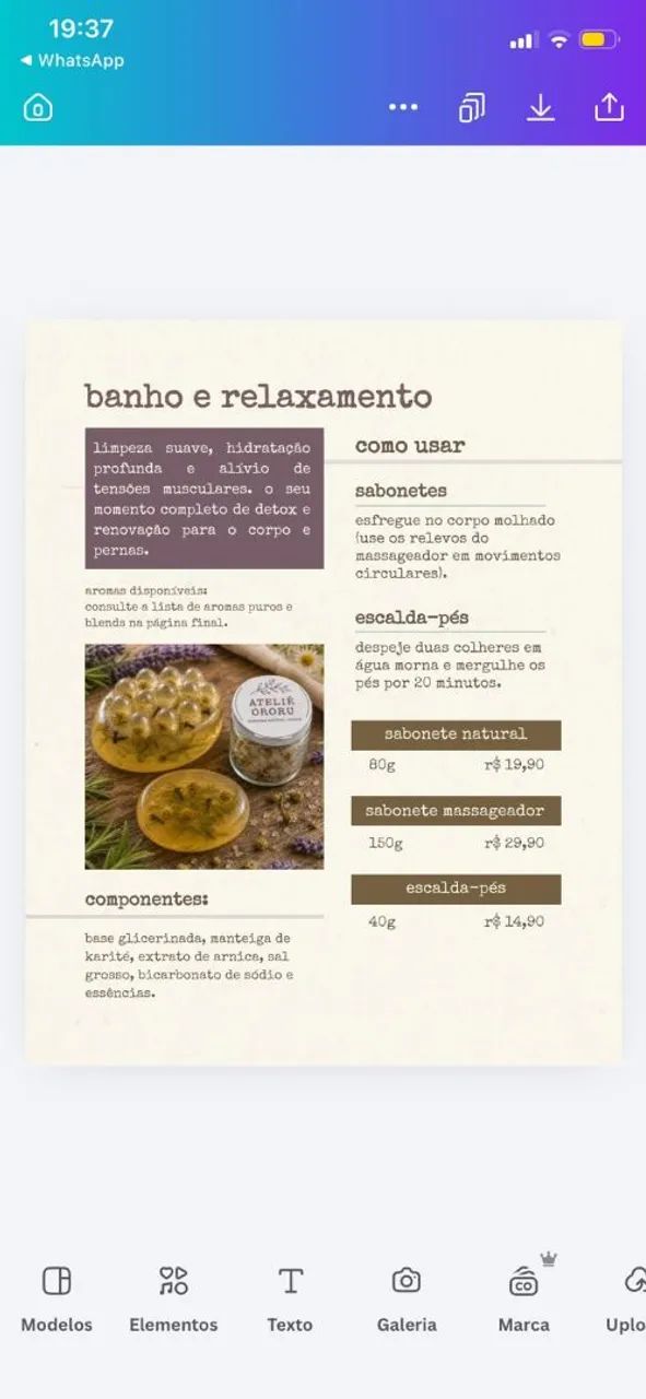 Vela aromática  - Foto 5