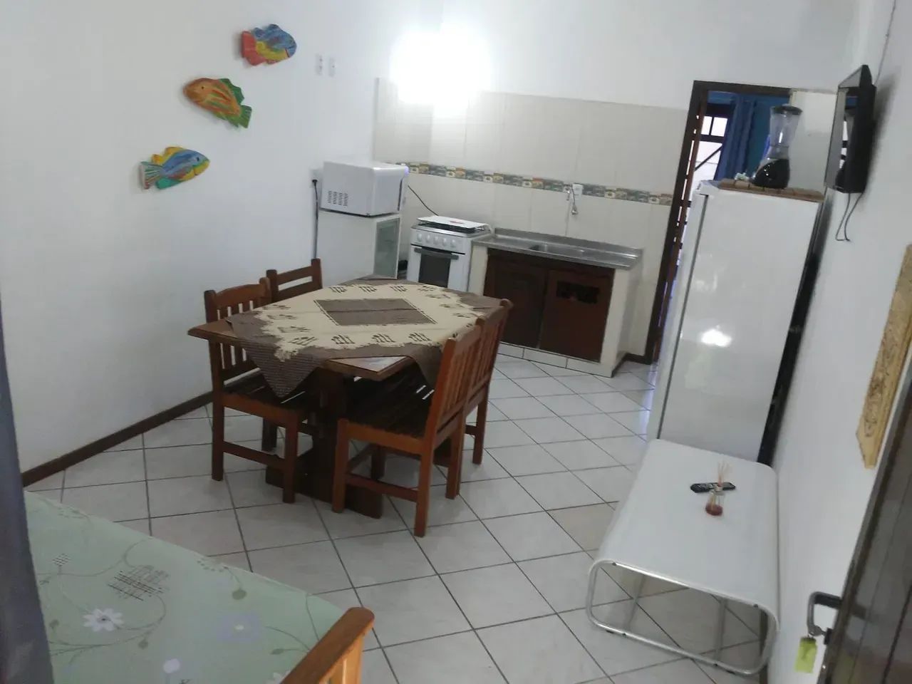 Ap 1 dormitório a 20 m da praia