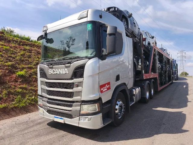 SCANIA R 450 6X2, ANO 2019/2019 COMPLETO COM DEFLETOR ORIGINAL 