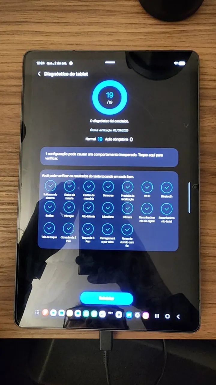 Samsung Galaxy Tab S9 + Teclado e S Pen Originais + Capa adicional original - Foto 2
