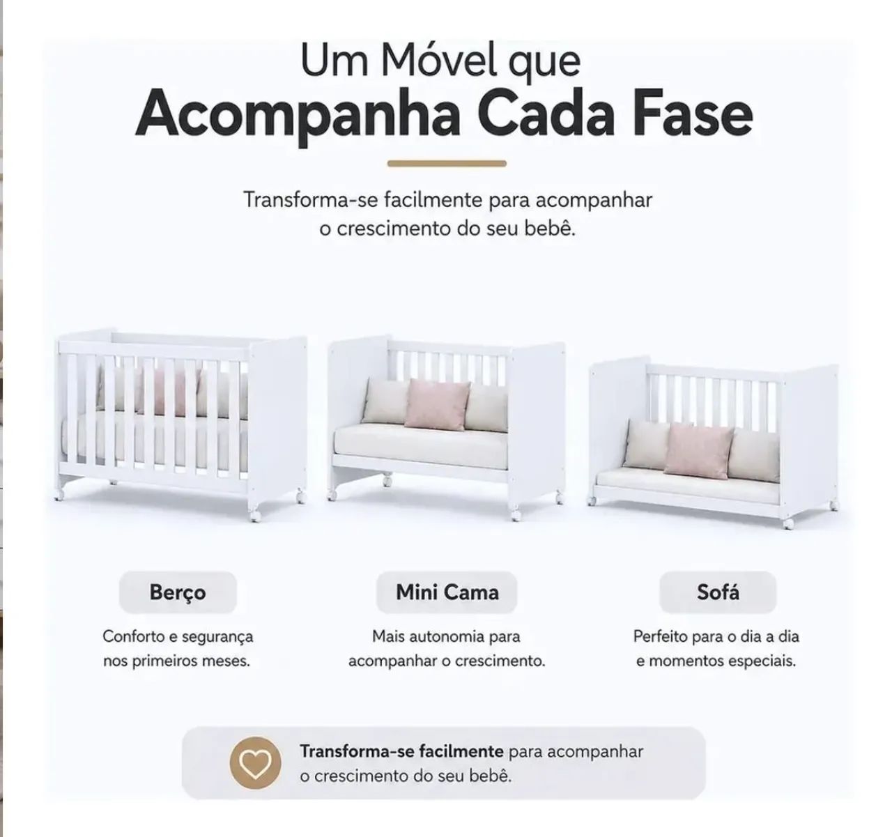 Berço infantil sair logo  - Foto 2
