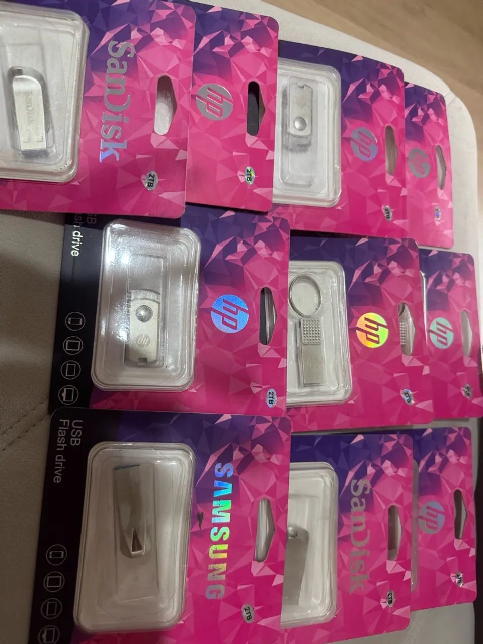 Pendrive 2t 40 peças  - Foto 4