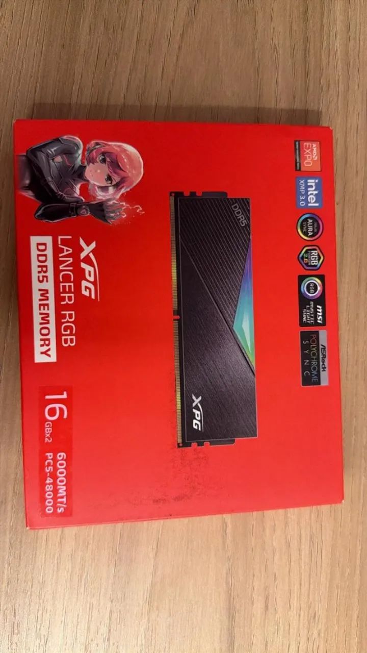 Memória Xpg Lancer 2x16GB Ddr5 6000mhz