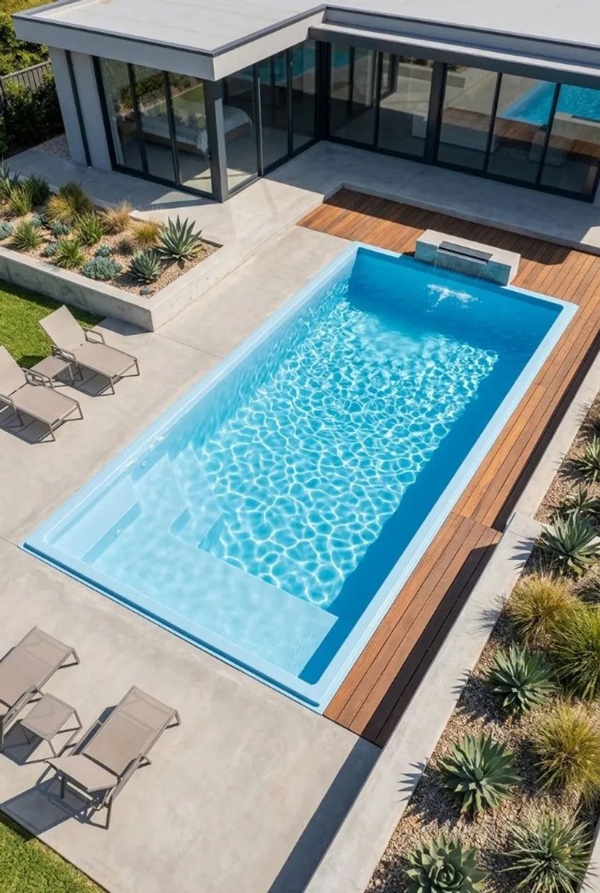 Piscina de fibra retangular de 06m - Foto 3