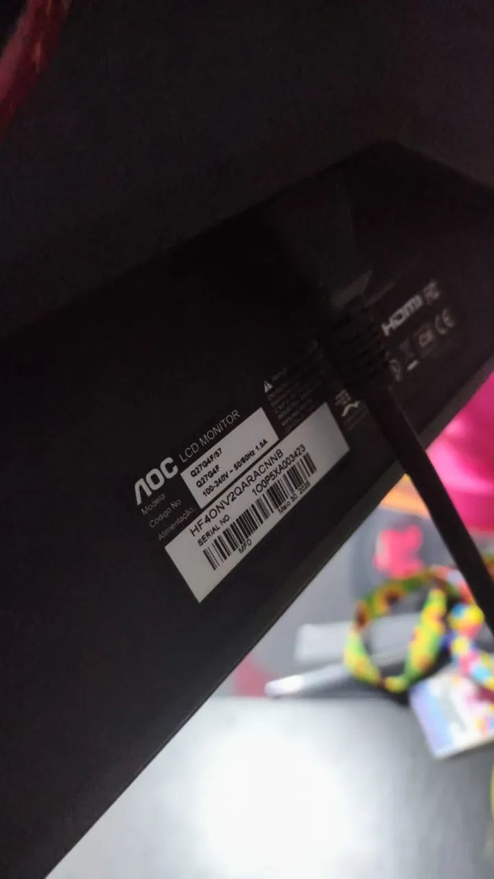 Monitor AOC Q27G4 27pol ips 2k 0,5ms 180mz - Foto 3