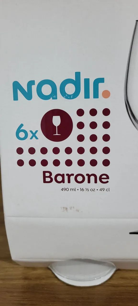 Kit com 6 Tarças 490ml  Nadir - Foto 2