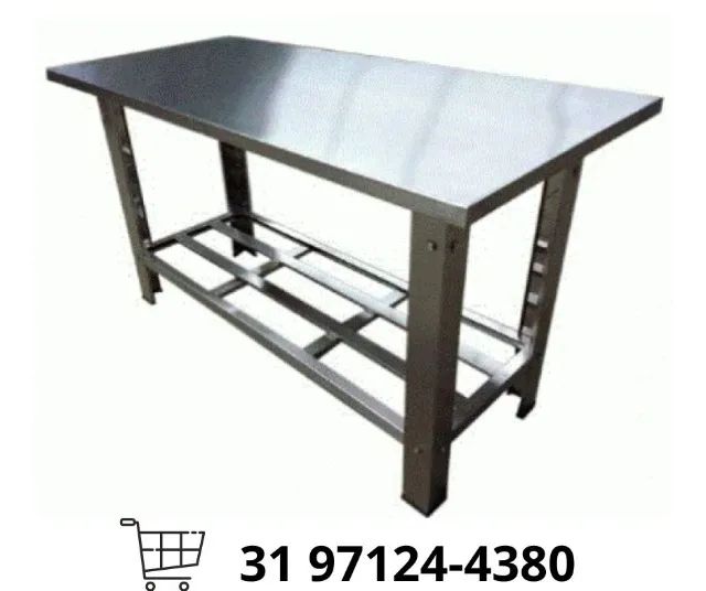 Mesa Inox 1,90M Baronesa