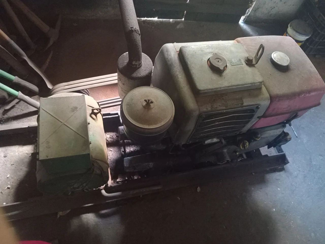 Motor Diesel Estacionário. Marca Yanmar NS18 com Alternador Trifásico Bambozzi 12,5 Kva - Foto 4