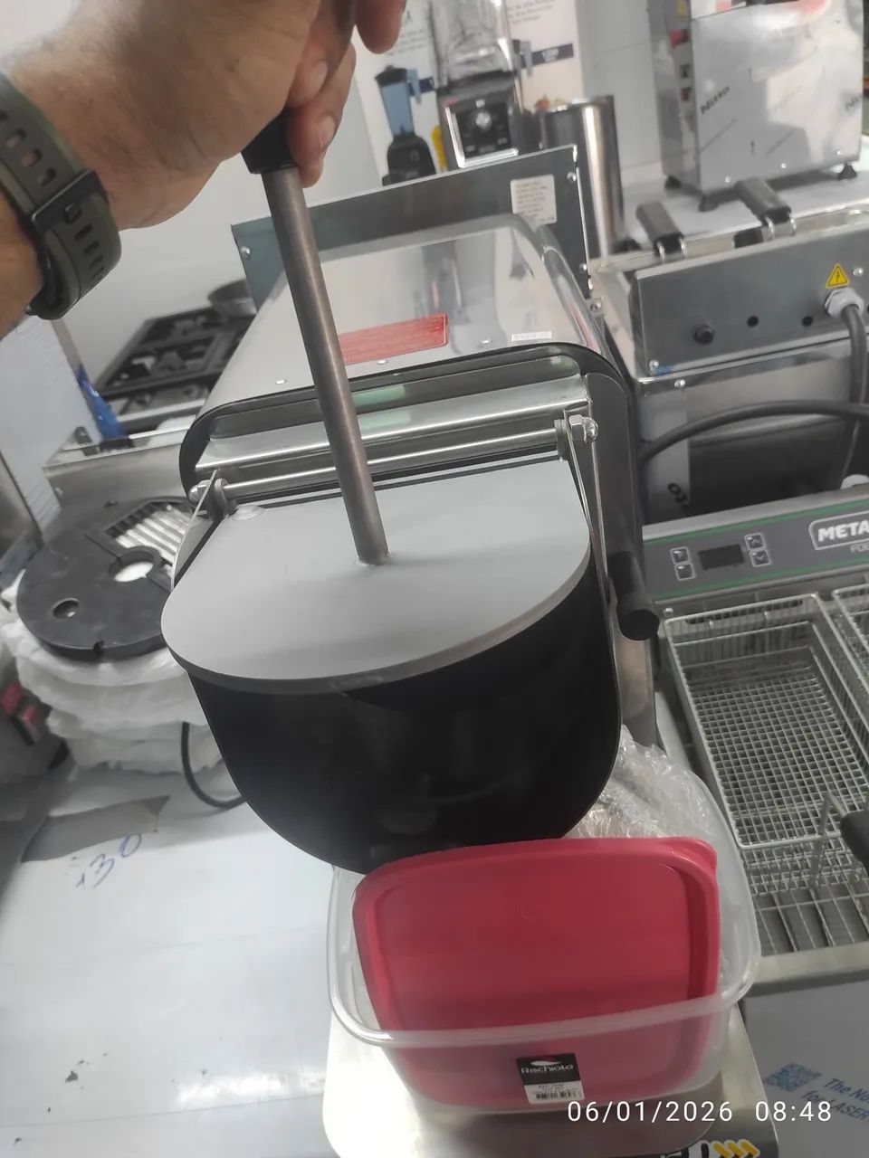 Bh ralador de queijo industrial inox 3 discos  - Foto 3
