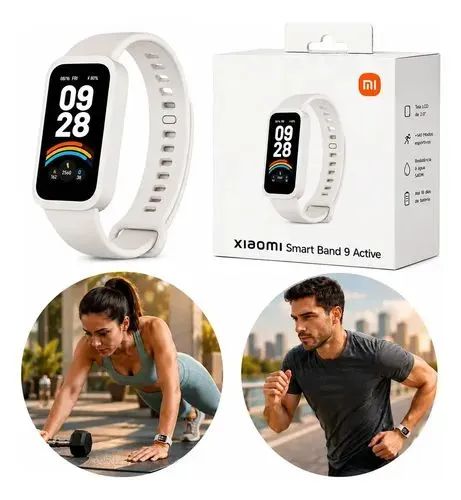 Smartwatch Xiaomi Smart Band 9 Active Branco  - Foto 2