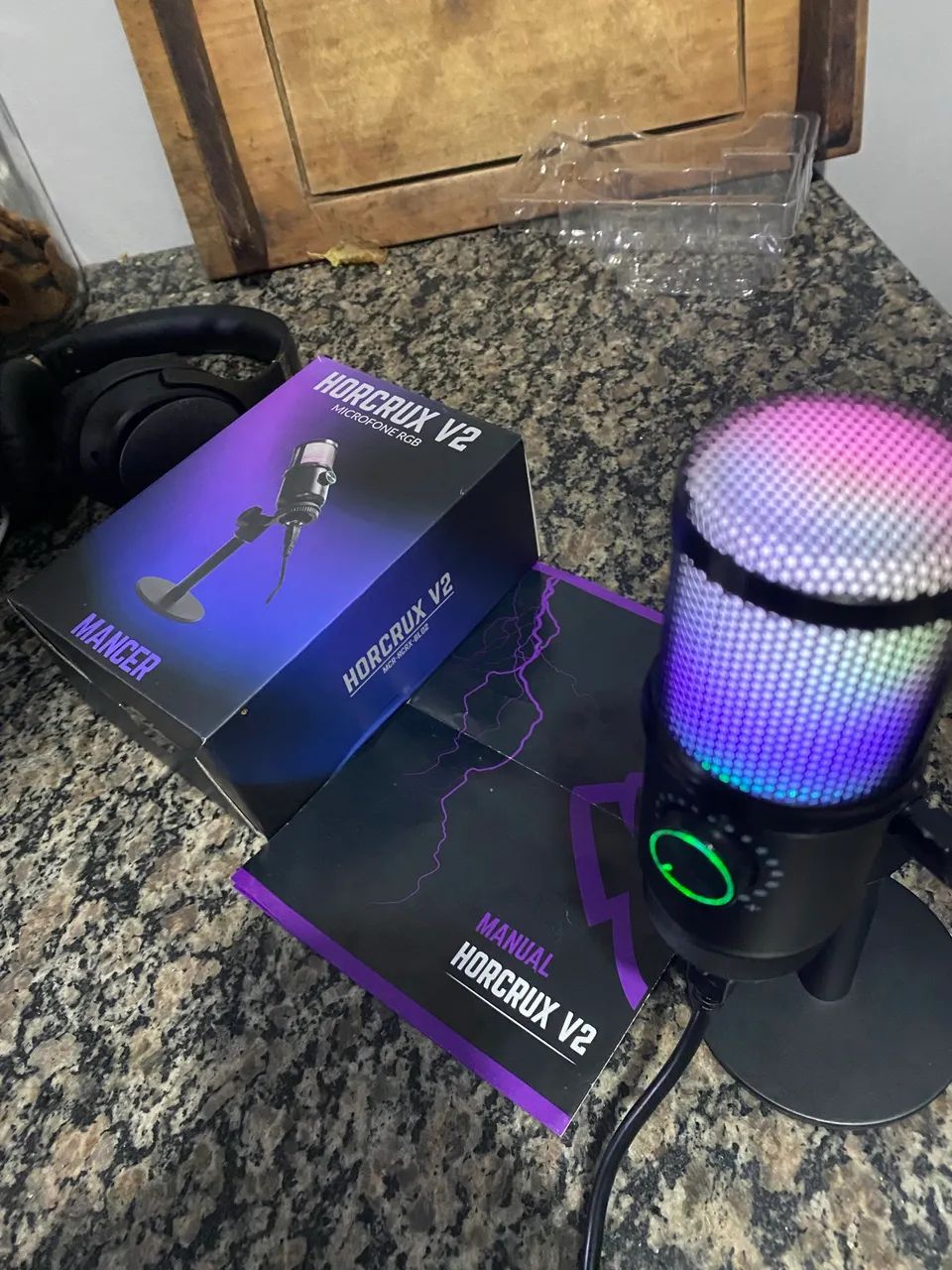 Microfone Gamer Horcrux V2 impecável!! - Foto 4