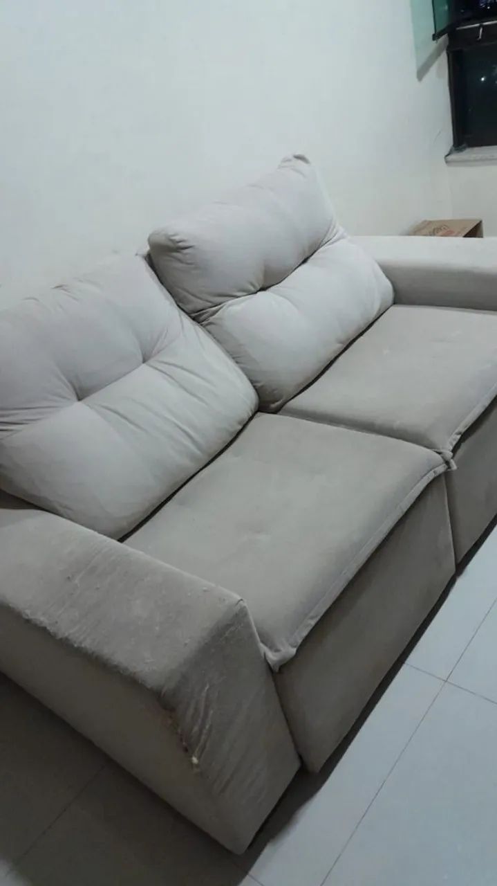 Sofá reclinável 2 lugares