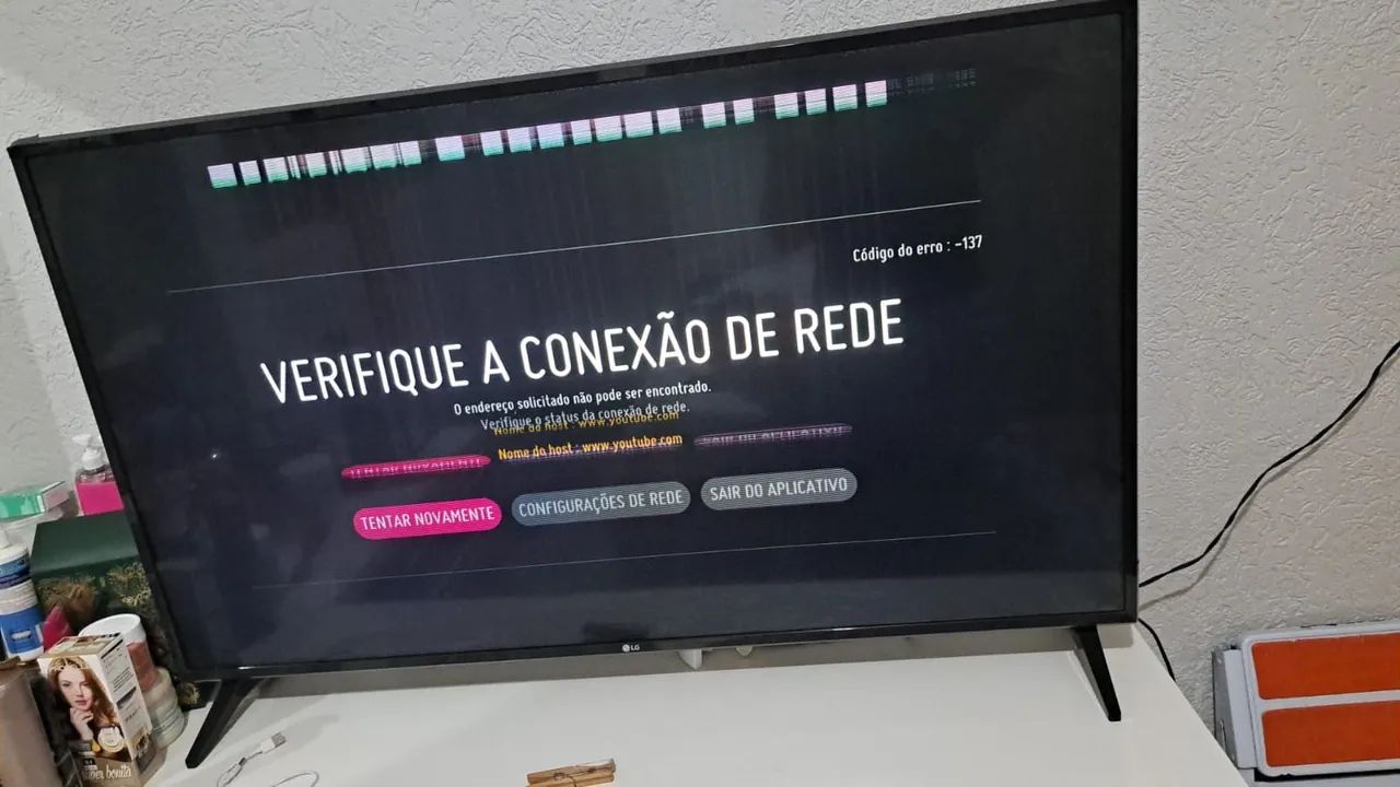 Smart tv para conserto