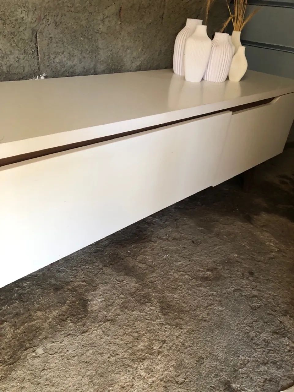 Rack  grande para sala de estar 1,80mt branco - Foto 3