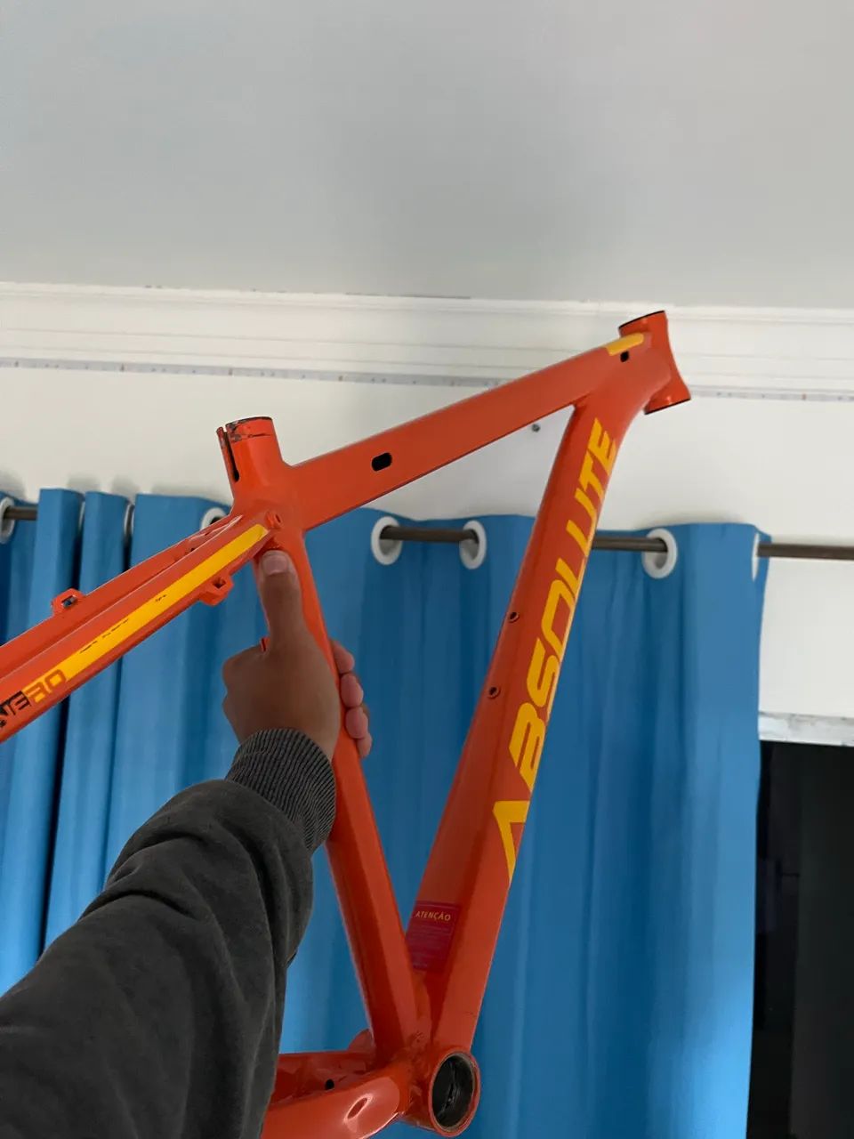 Quadro absolute Nero 4 laranja  - Foto 4