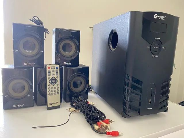 Home Theater 5.1 Completo com DVD Player