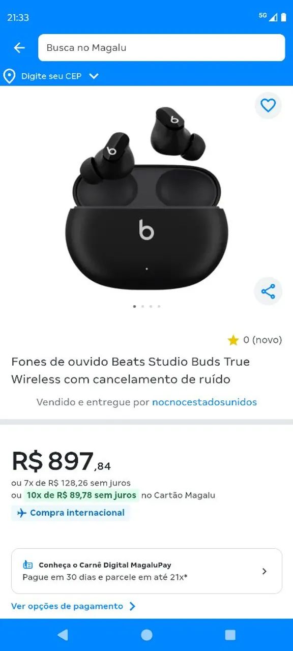 Fone Beats Studio buds  - Foto 2