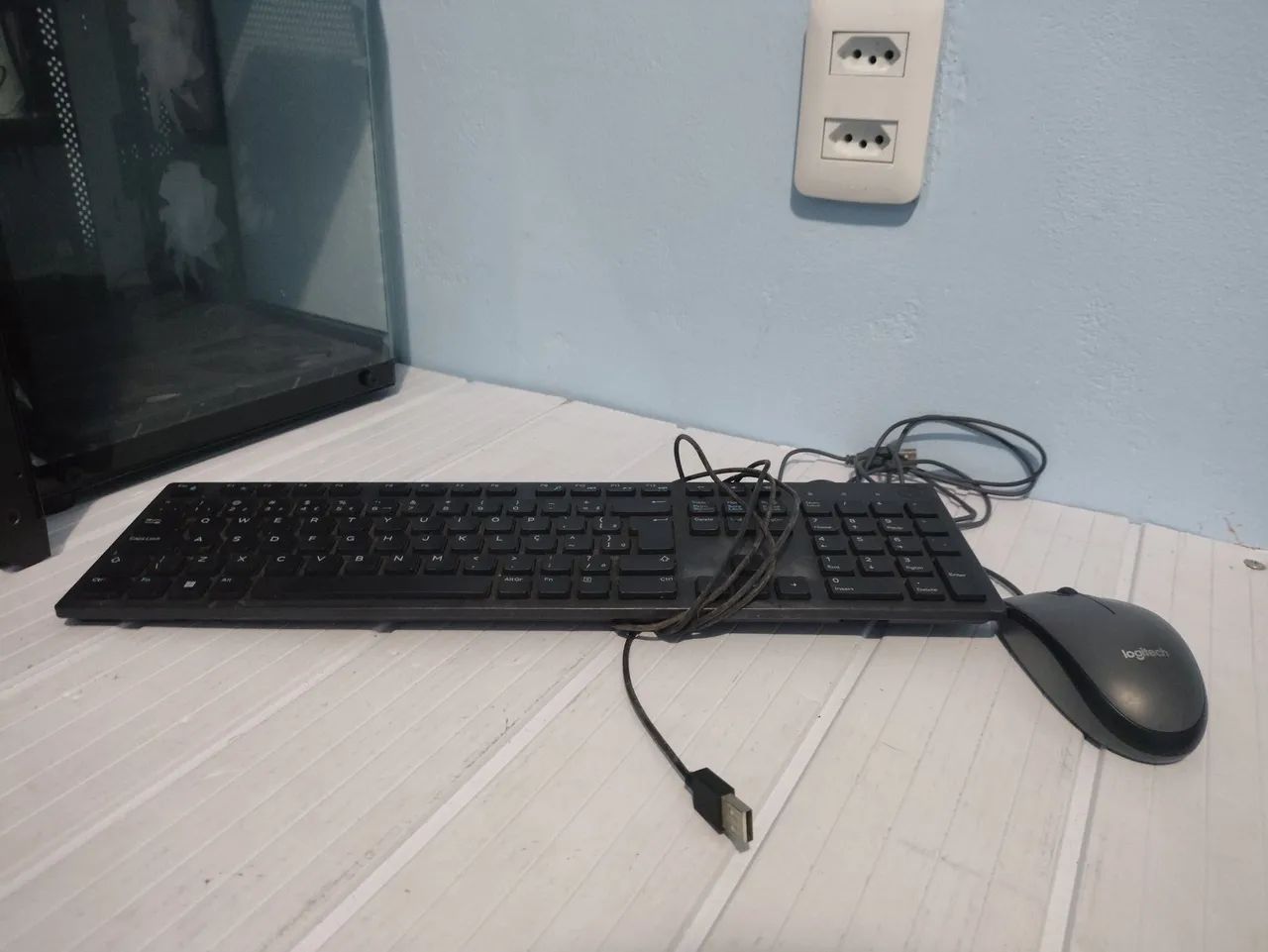 Kit Teclado + Mouse Logitech USB
