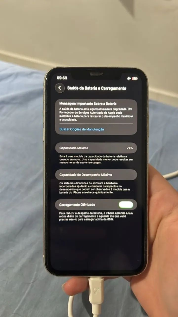 iPhone 11 64gb/ vida de 71% bateria/ branco na caixa - Celulares e