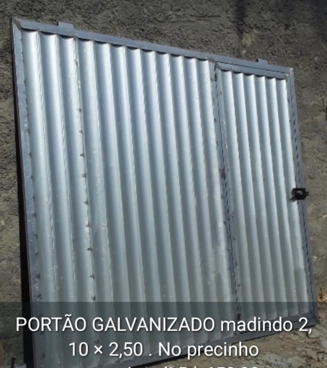 Portão galvanizado 415082692152535040