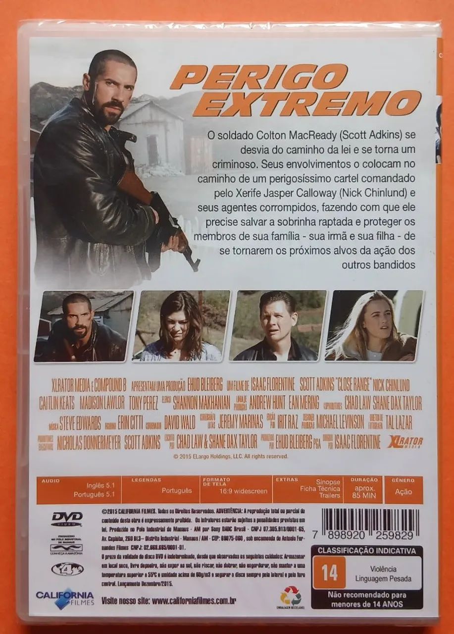 Dvd (Lacrado) Perigo Extremo - Scott Adkins  - Foto 2