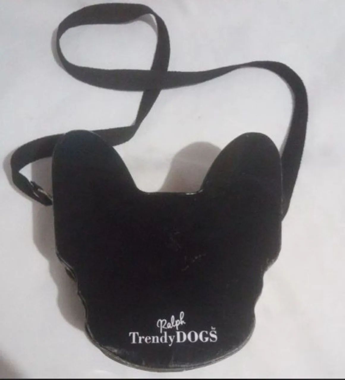 Bolsa metalizada em formato de cara de cachorro  - Foto 3