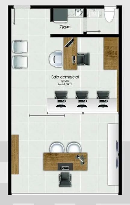 Comercial Sala para venda em Balneário Camboriú - SC - Foto 3