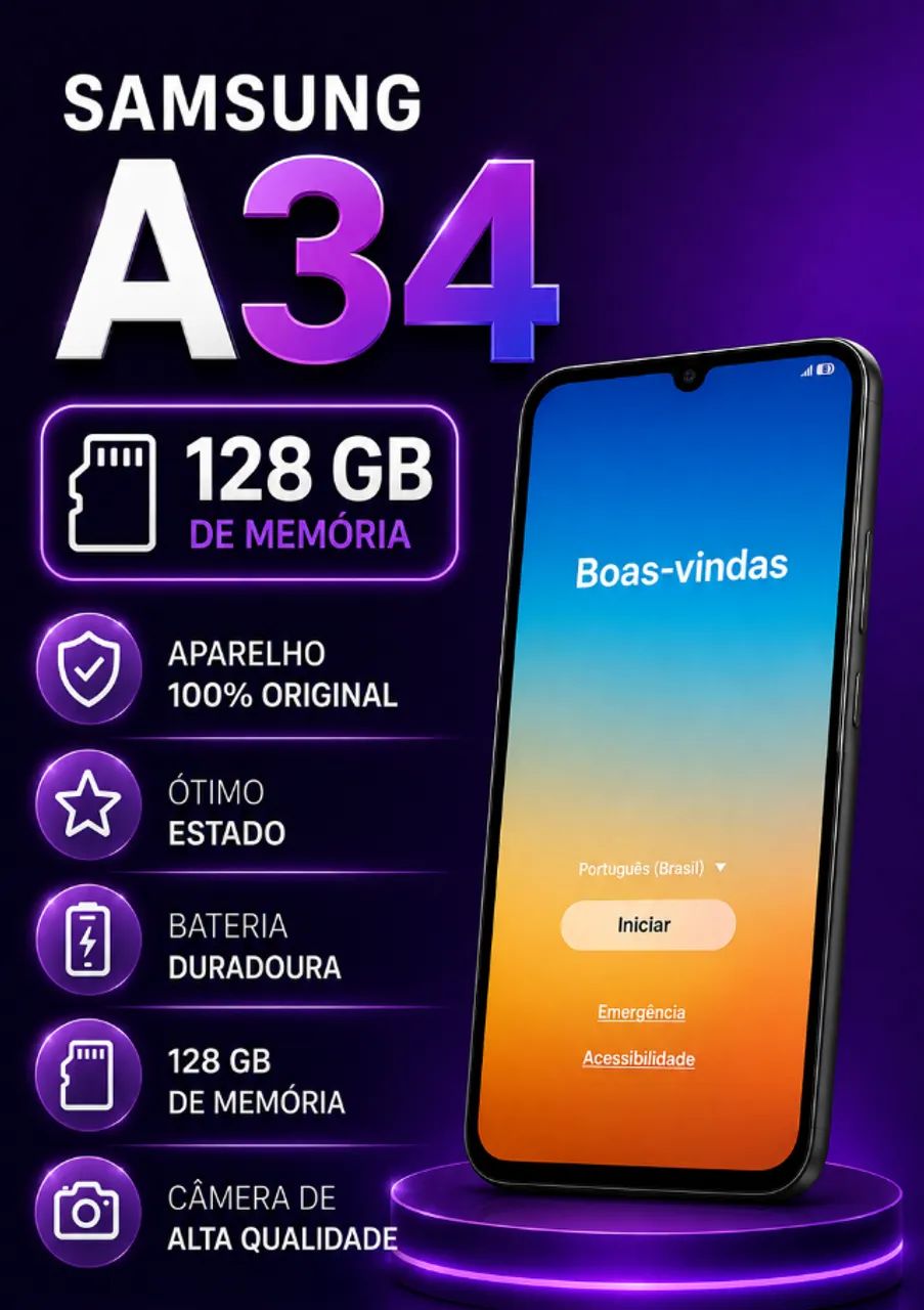 Vendo - Celular Samsung Galaxy A34 5G