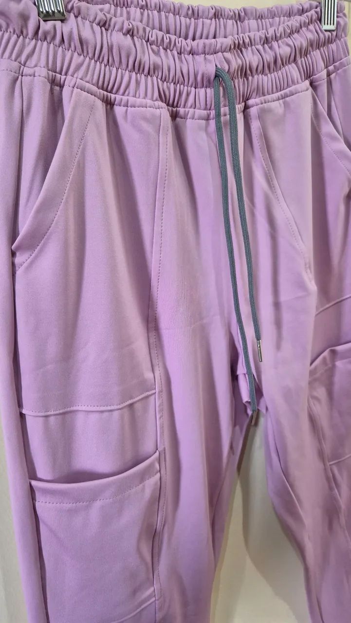 Calça (Scrub) Dra. Charm Rosa (P) - Foto 3