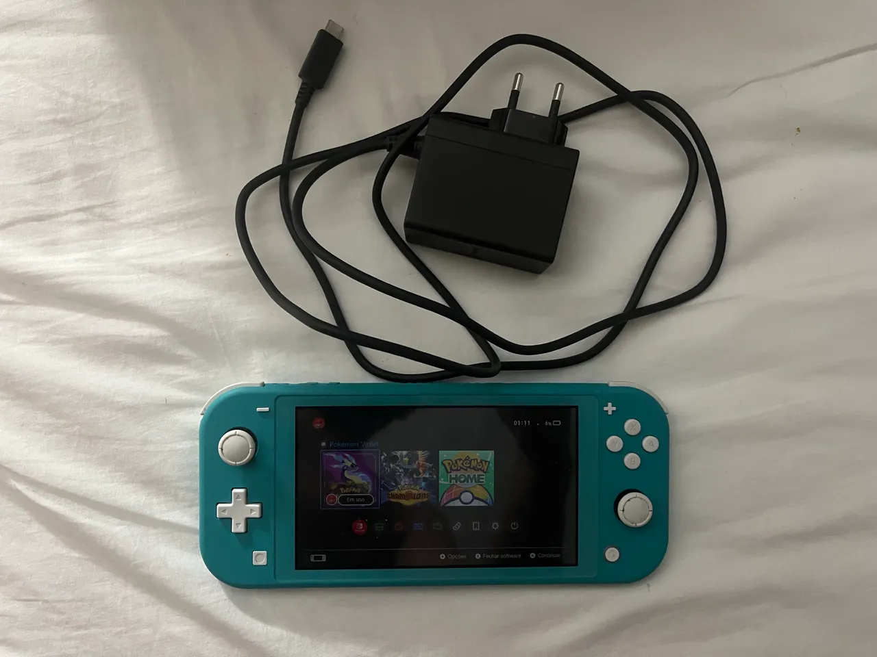 Nintendo Switch Lite Gray Desbloqueado - Consoles de Vídeo Game