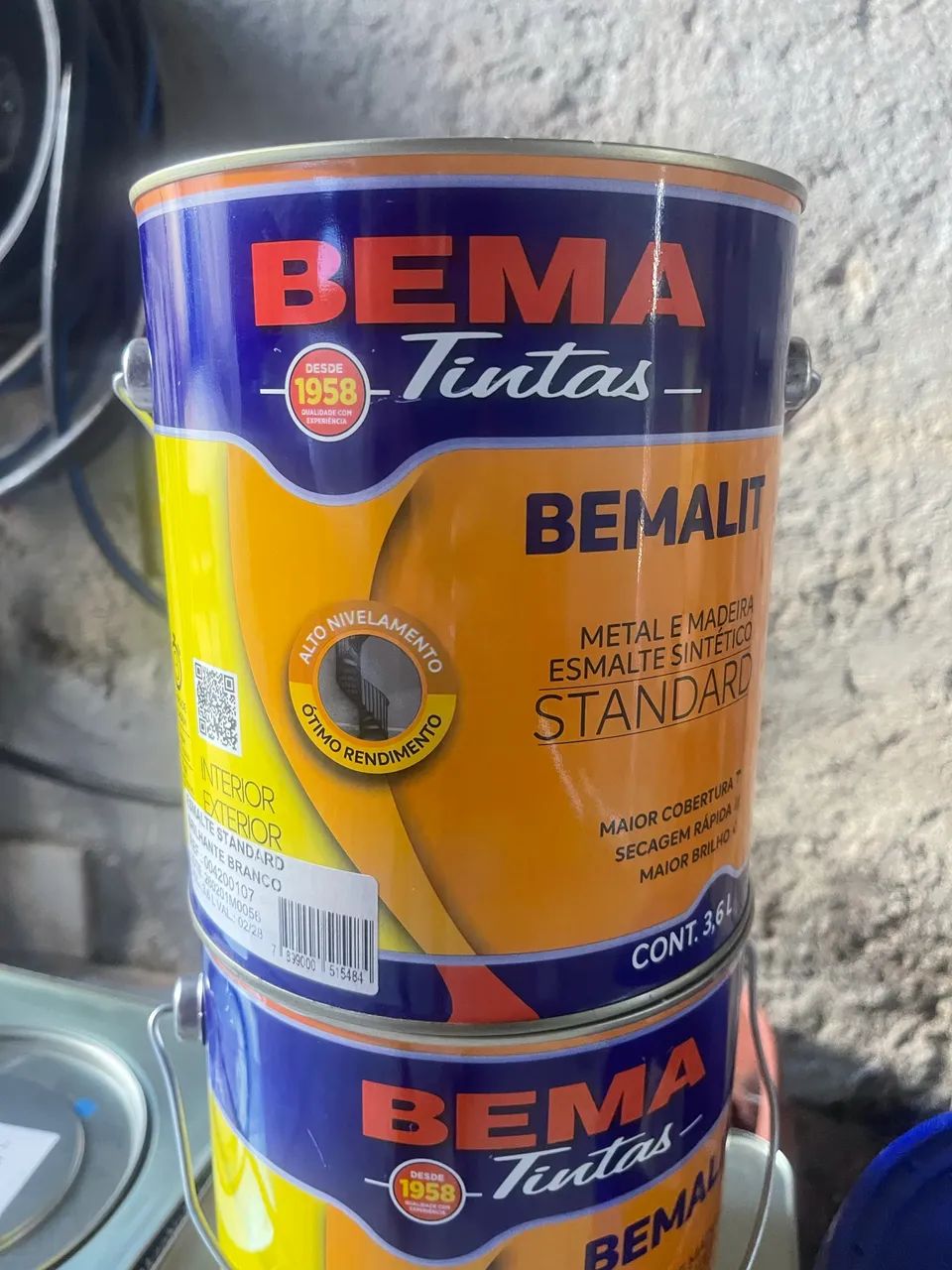 Tinta esmalte branca 