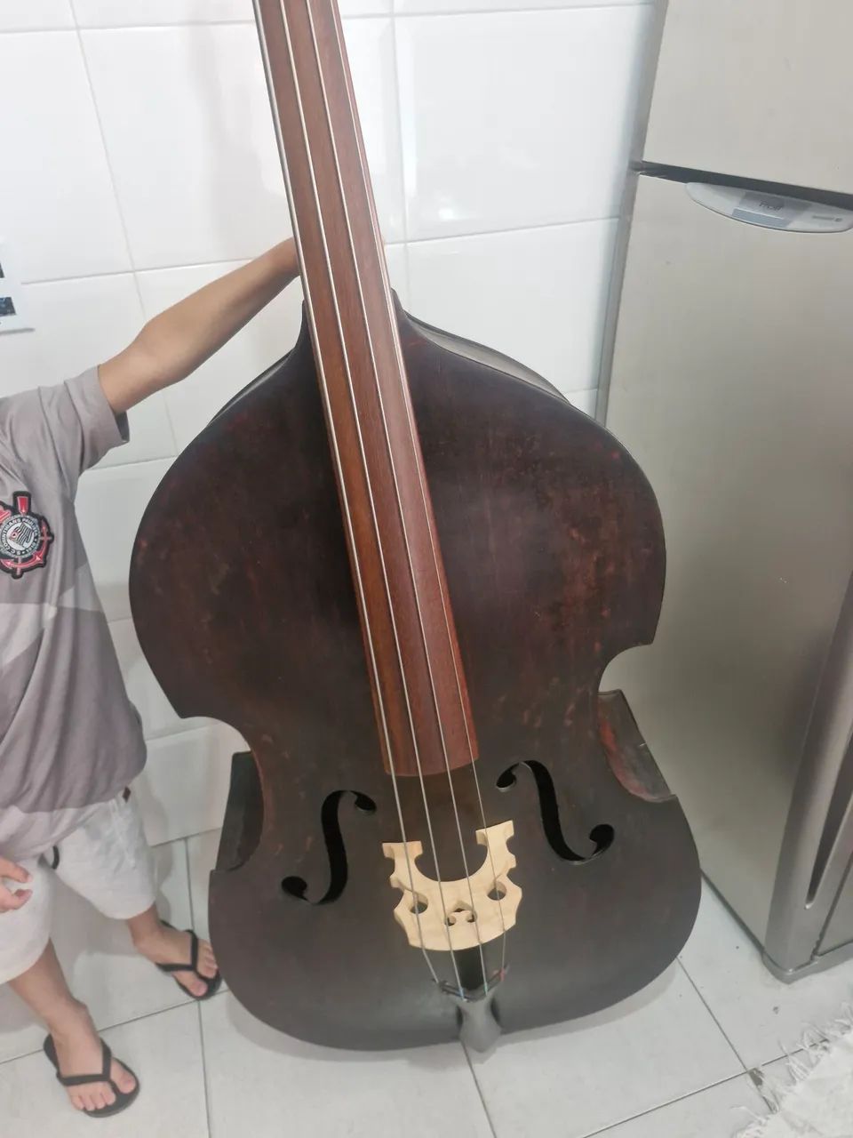 Contra baixo acústico  - Foto 2