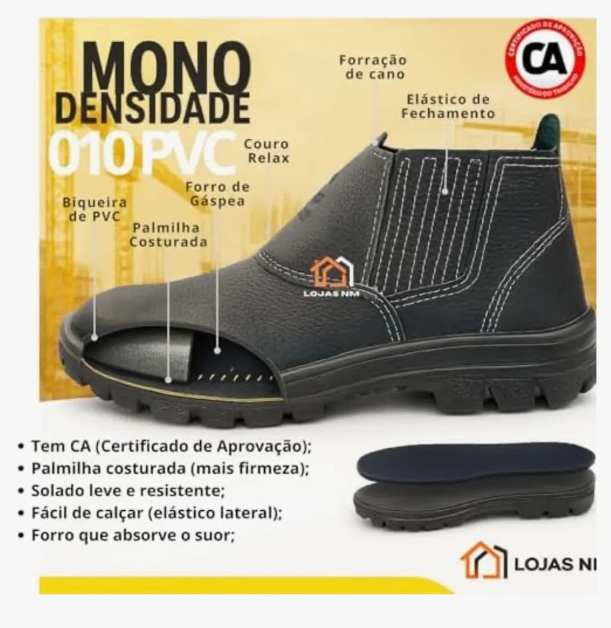 Bota preta  - Foto 3