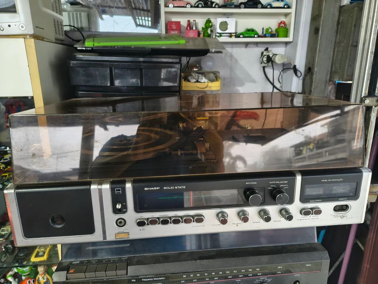 Som toca disco Sharp SG 175 completo  - Foto 5