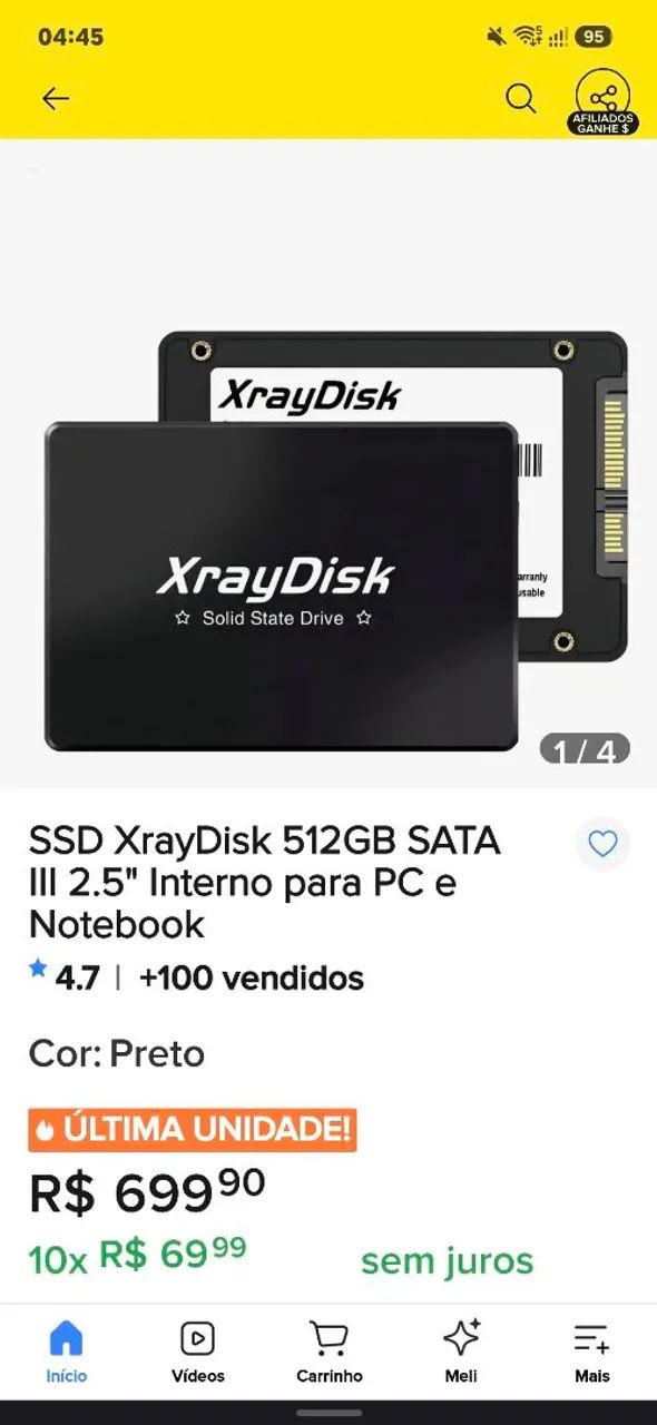 Ssd Xray Disk 512gb